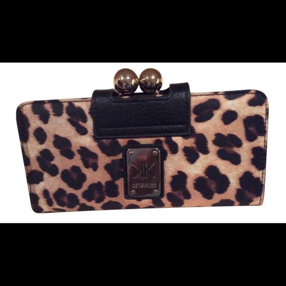 Kardashian Kollection Leopard Print Wallet​